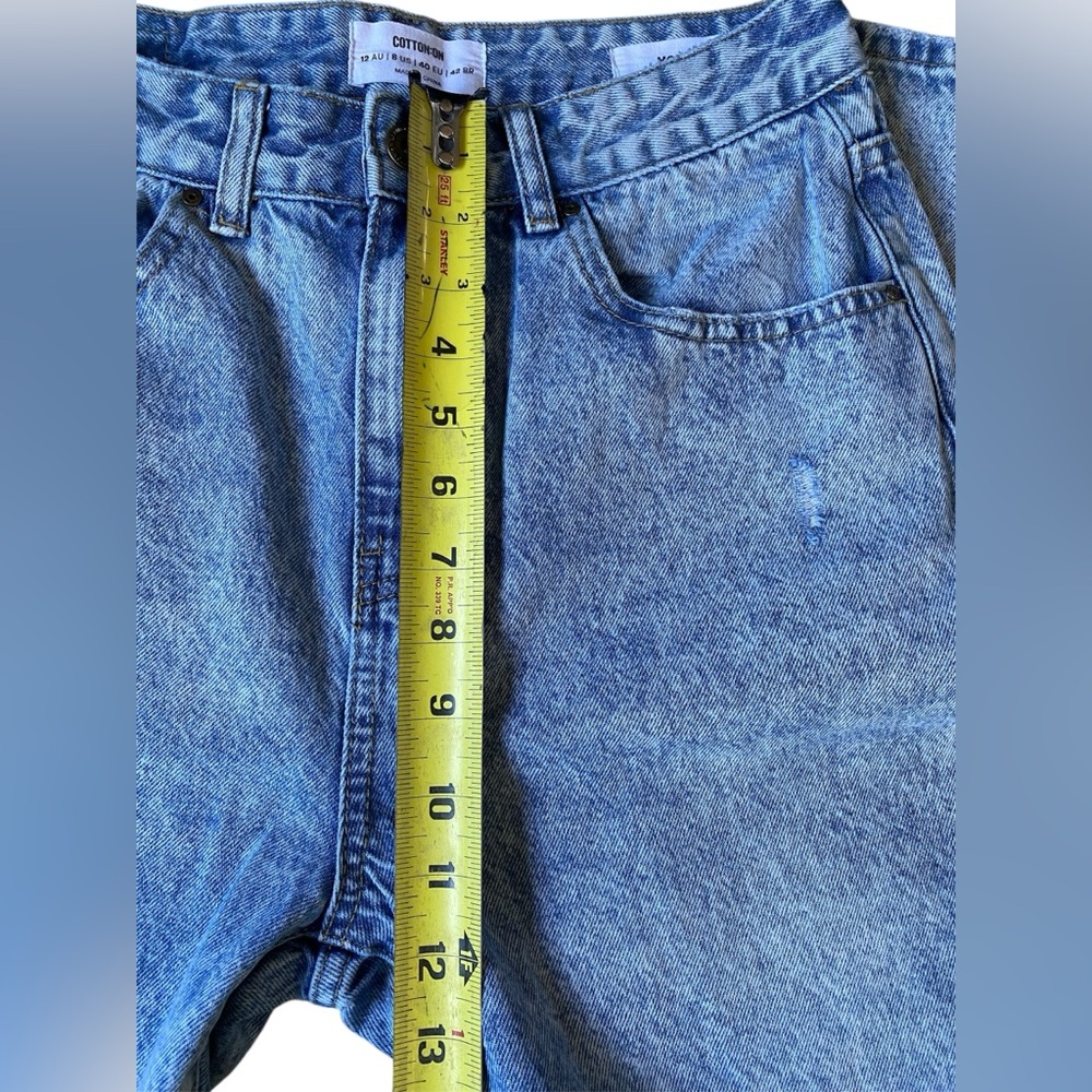 Cotton On Women’s Mom Jeans Size 8 Straight Leg - Picture 8 of 13